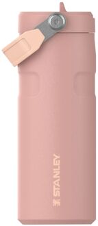 Stanley The IceFlow Flip Straw 2.0 Bottle 0.47L pink Roze - H 21 x B 9 x D 8.5 cm