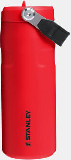 Stanley The IceFlow Flip Straw 2.0 Bottle 0.47L red Rood - H 21 x B 9 x D 8.5 cm