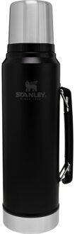 Stanley The Legendary Classic Thermosfles - 1000 ml - RVS/Mat zwart