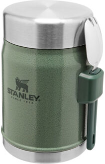 Stanley The Legendary Food Jar met Spork 400ml - Thermosfles - Hammertone Green