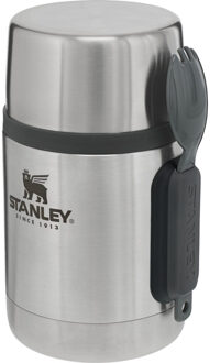 Stanley The Stainless Steel All-in-One Food Jar Thermosfles met Spork - 530 ml - RVS