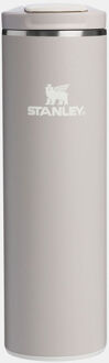 Stanley The Transit FlipTop Mug 0.47L grey Grijs - H 22.7 x B 6.9 x D 6.8 cm