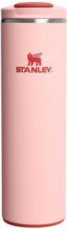 Stanley The Transit FlipTop Mug 0.47L pink Roze - H 22.7 x B 6.9 x D 6.8 cm