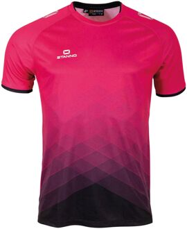 Stanno Altius Shirt Junior roze - zwart - 140