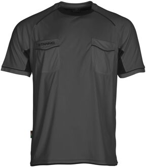 Stanno Bergamo Scheidsrechter Shirt Senior antraciet - zwart - L