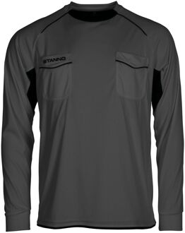Stanno Bergamo Scheidsrechter Shirt Senior antraciet - zwart - XL