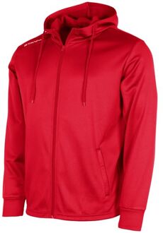 Stanno Field Hooded Full Zip Top Rood - 116