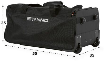 Stanno Premium Medium Trolley Bag Zwart - One size