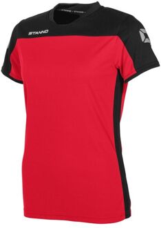 Stanno sport T-shirt rood/zwart - XS
