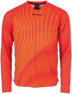 Stanno Vortex Keepersshirt Junior oranje - zwart - 140