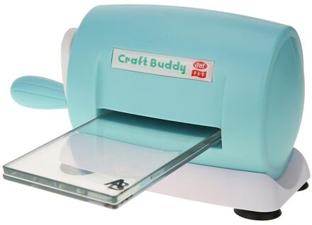 Stansen Embossing Machine Plastic Gestanst Machines Sterft Embossing Diy Scrapbooking Papier Cutter Machine Thuis blauw