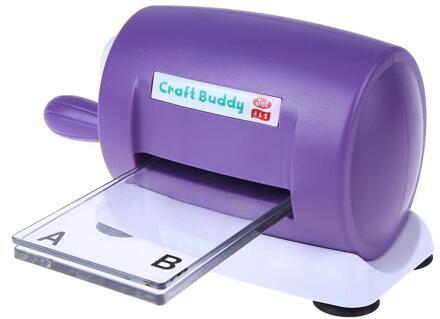 Stansen Embossing Machine Scrapbooking Snijder Stuk Gestanst Papier Cutter Gestanst Machine Thuis Diy Embossing Sterft Diy tool paars