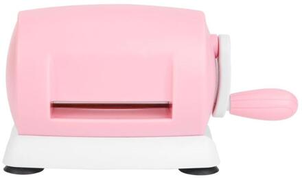 Stansen Embossing Machine Scrapbooking Snijder Stuk Gestanst Papier Cutter Gestanst Machine Thuis DIY Embossing Sterft Tool roze 155x11mmx 80mm