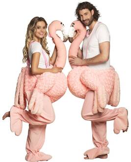 Stap in kostuum Flamingo Roze