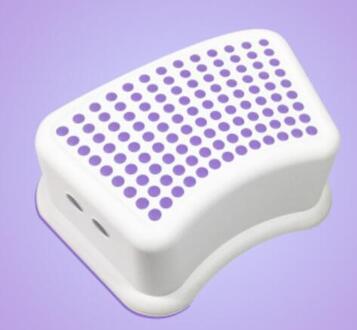 Stap kruk Voor kinderen en volwassenen-Antislip oppervlak en voeten in wc Paars