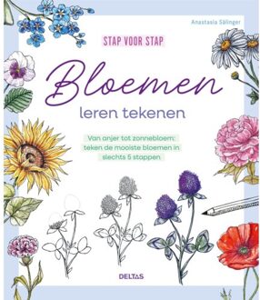 Stap Voor Stap Bloemen Leren Tekenen - Anastasia Sälinger