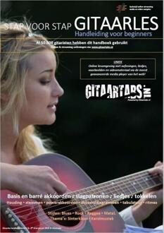 Stap Voor Stap Gitaarles Handboek - Inclusief Online Videos & Streaming Samples - Gitaarles - Jan van der Heide