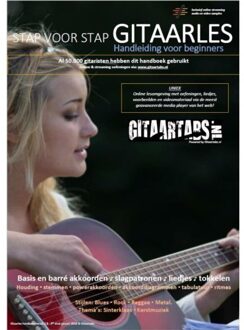 Stap Voor Stap Gitaarles Handboek - Inclusief Online Videos & Streaming Samples - Gitaarles - Jan van der Heide