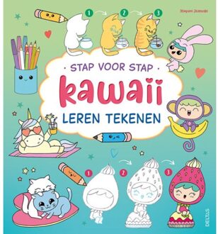 Stap voor stap kawaii leren tekenen