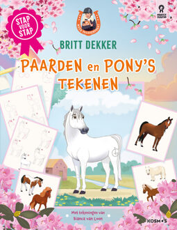 Stap voor stap paarden en pony's tekenen -  Britt Dekker (ISBN: 9789043936767)