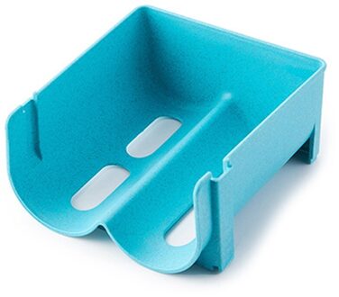Stapelbaar Dranken Plank Water Fles Houder Gezond Materiaal -Proof Dispenser Tool Voor Koelkast Opslag Wijnrek Decorat Blauw