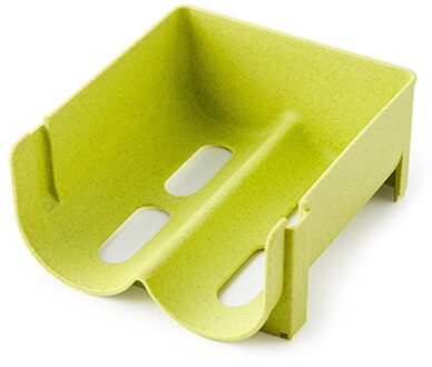 Stapelbaar Dranken Plank Water Fles Houder Gezond Materiaal -Proof Dispenser Tool Voor Koelkast Opslag Wijnrek Decorat leger groen