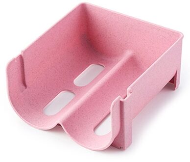 Stapelbaar Dranken Plank Water Fles Houder Gezond Materiaal -Proof Dispenser Tool Voor Koelkast Opslag Wijnrek Decorat Roze