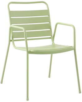 Stapelbare Tuinstoel Lily Staal Groen