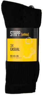 Stapp 4400 Yellow Casual Zwart Sokken 39/42