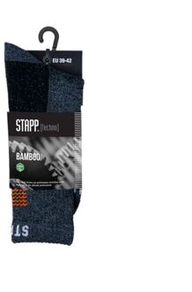 Stapp Bamboe sokken Techno  - 38  - Zwart