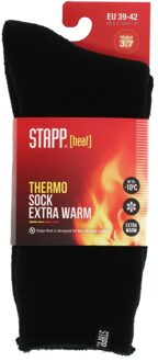 Stapp Heat Thermosokken Unisex Zwart-35/38 - 35/38