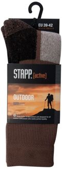 Stapp Herensok Outdoor Bruin - Sokken - 35-38