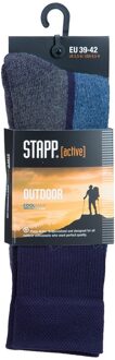 Stapp Wandelsokken Active Outdoor Zwart-39/42 - 39/42