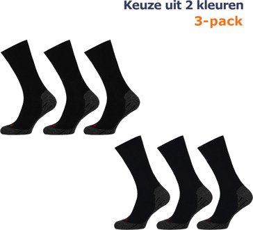 Stapp Wandelsokken Active Walking 3-pack Zwart-35/38 - 35/38