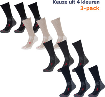 Stapp Wandelsokken Techno Boston All Season 3-pack Beige-47/50 - 47/50