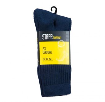 Stapp Yellow Casual - sportsokken - Donkerblauw - 47-50