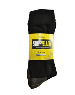 Stapp Yellow Walker - Sokken - 2-pack - Zwart - 47-50
