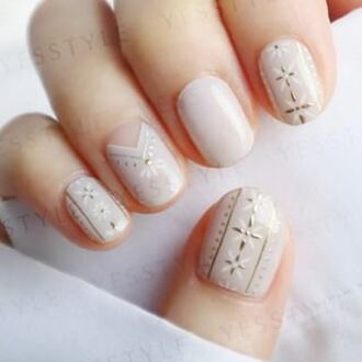 Star Of Bethlehem Nails Art Stickers 24 pcs