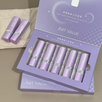 Star Purple Dark Night Lipstick Set Lipstick Set - 1pc (3.8g x 5)