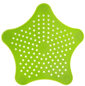Star Riool Monding Zeef Badkamer Afvoer Haar Catcher Bad Stopper Plug Sink Filter Douche Keuken Badkamer Accessoire groen