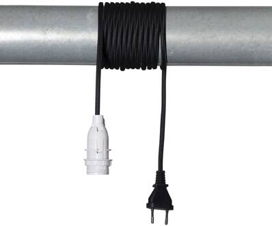 Star Trading Fitting E14 Lacy met kabel, zwart en wit wit, zwart