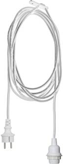 Star Trading Fitting E27 met Ute kabel, 2,5 m, wit