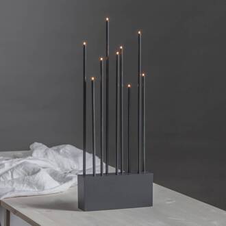 Star Trading Kandelaar Buzz, 9-lamps, grafiet