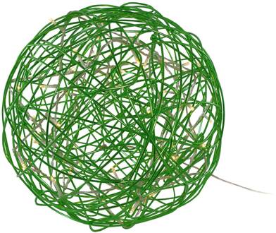 Star Trading LED 3D-designbal Galax Fun, Ø 30 cm, groen