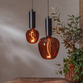 Star Trading LED bol G125 Cognac Apple E27 2W 1.800K