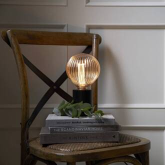 Star Trading LED bol G125 NGC Stripe E27 1W 1800K barnsteen