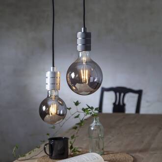 Star Trading LED-bollamp E27 1,8W Plain Smoke 2.100K Ø 125mm