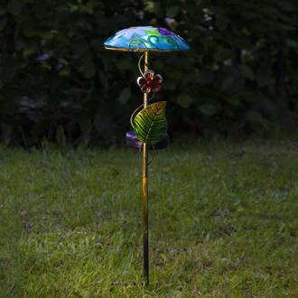 Star Trading LED lamp op zonne-energie Salona, blauw/groen zwart, blauw, groen