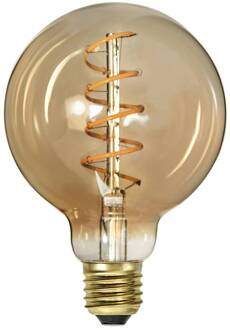 Star Trading LED lamp Spiraal Filament G95 E27 3,2 W amber dimbaar
