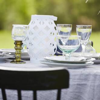 Star Trading LED lantaarn Flame Lantern, wit, hoogte 23 cm